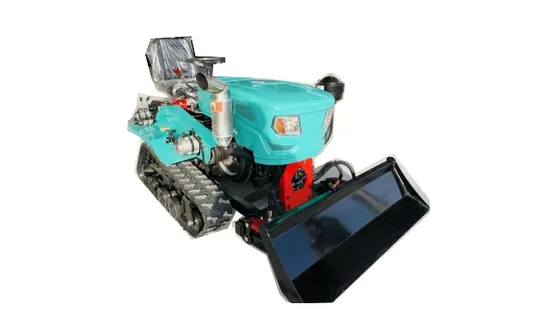 New Agricultural Crawler Water Saving Tillage Multifunctional Garden Farm Rotary Tiller Agricultural Seat Type Small Diesel Powered Rubber Track Tractor