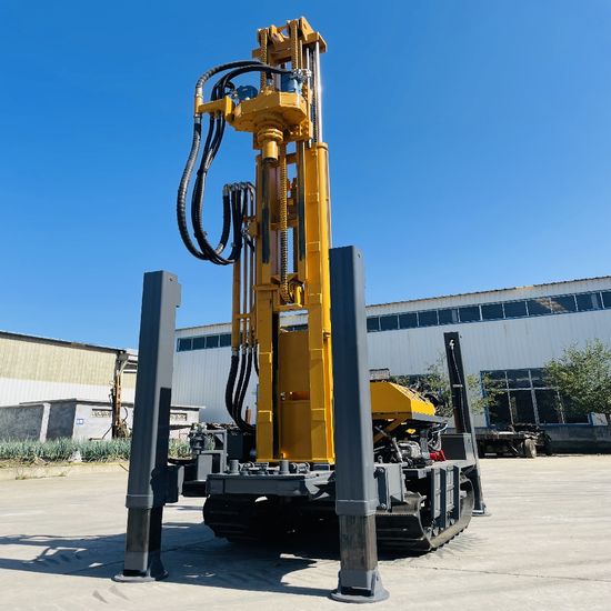 Southeast Asia 400m Depth Hydraulic Crawler Drilling Rig Water Well ...