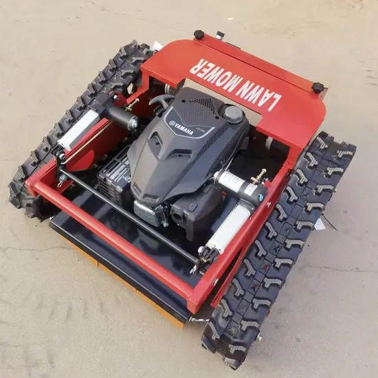 Smart Electric Robot Lawn Mower with Garage Crawler Design 