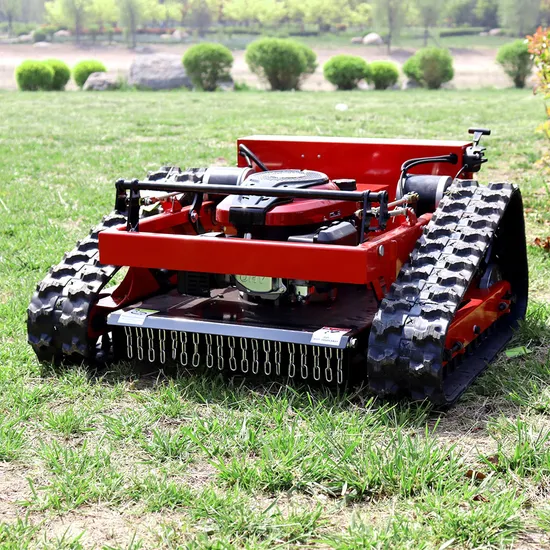 Remote Control Garden Crawler Gasoline Lawn Mower 