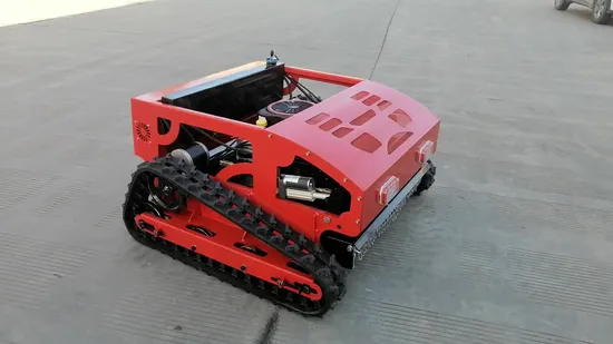 Mini Crawler Type Remote Control Robot Gasoline Engine Lawn Mower 